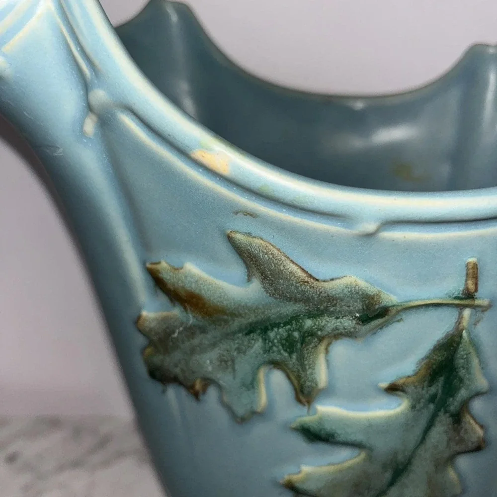 Weller Pottery Oak Leaf Vase 10.25